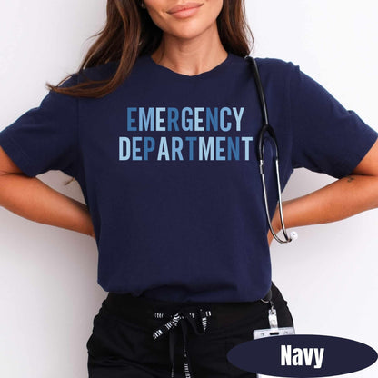 Emergency Nurse Shirt Emergency Department Shirt Emergency Medicine ER Tech TShirt Emergency Room ER RN Shirt New Nurse Graduation Gift