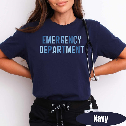 Emergency Nurse Shirt Emergency Department Shirt Emergency Medicine ER Tech TShirt Emergency Room ER RN Shirt New Nurse Graduation Gift
