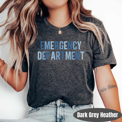 Emergency Nurse Shirt Emergency Department Shirt Emergency Medicine ER Tech TShirt Emergency Room ER RN Shirt New Nurse Graduation Gift