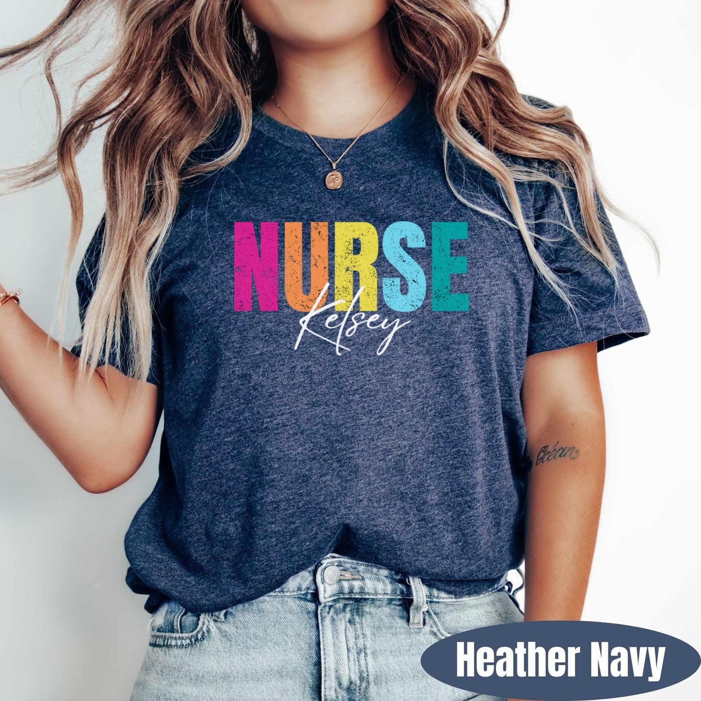 front-Heather Navy