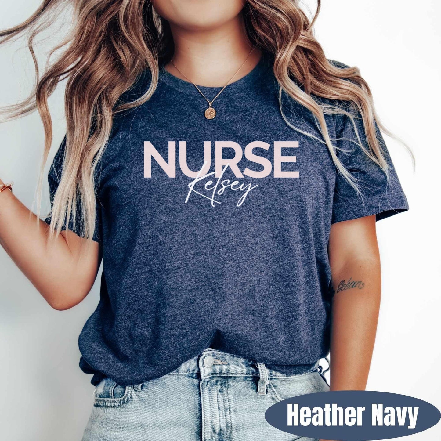 front-Heather Navy