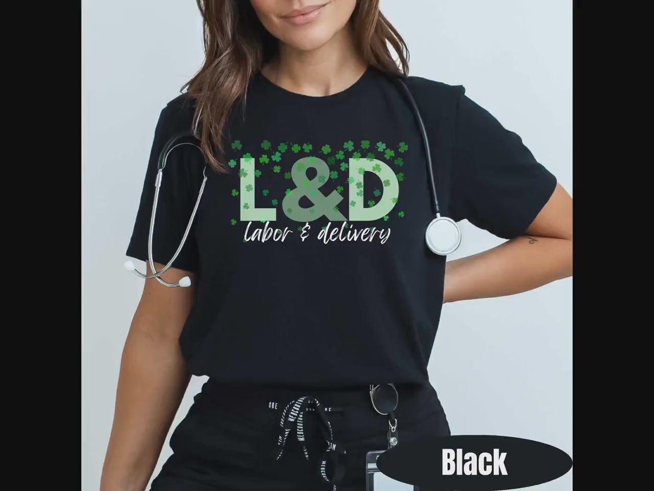 L&D Nurse St Patricks Day Shirt: Lucky Labor and Delivery Tee