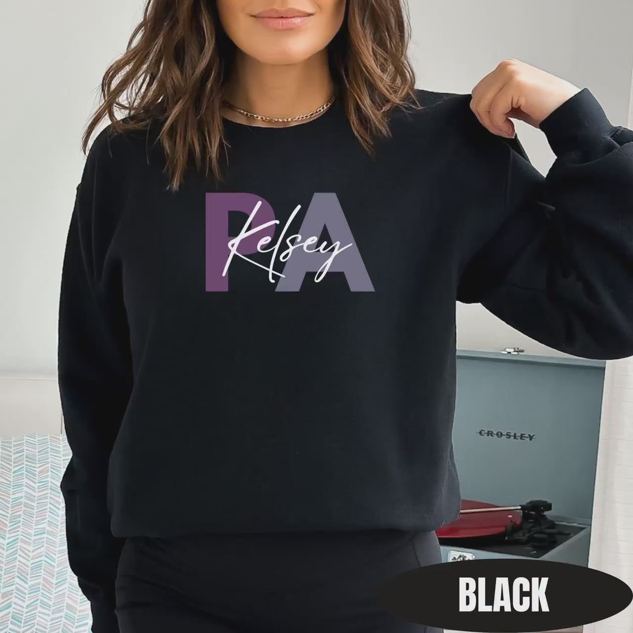 Physician Assistant Sweatshirt | Personalized PA Sweater | Custom PA Work Gift