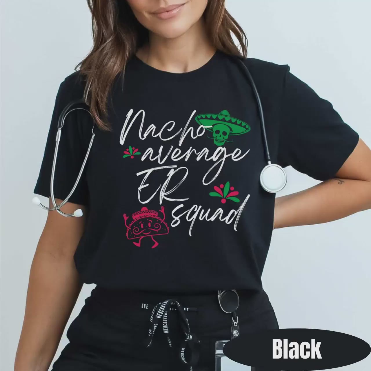 ER Squad Cinco de Mayo T-Shirt, Emergency Nurse Gift