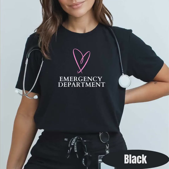 Hospice Nurse Valentine's Day T-Shirt: Hearts RN Nursing Tee
