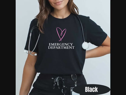 Hospice Nurse Valentine's Day T-Shirt: Hearts RN Nursing Tee