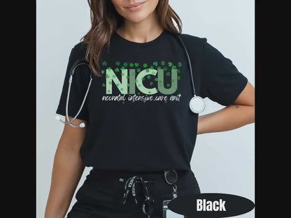 NICU Nurse St Patrick's Day Shirt: Neonatal ICU Tee