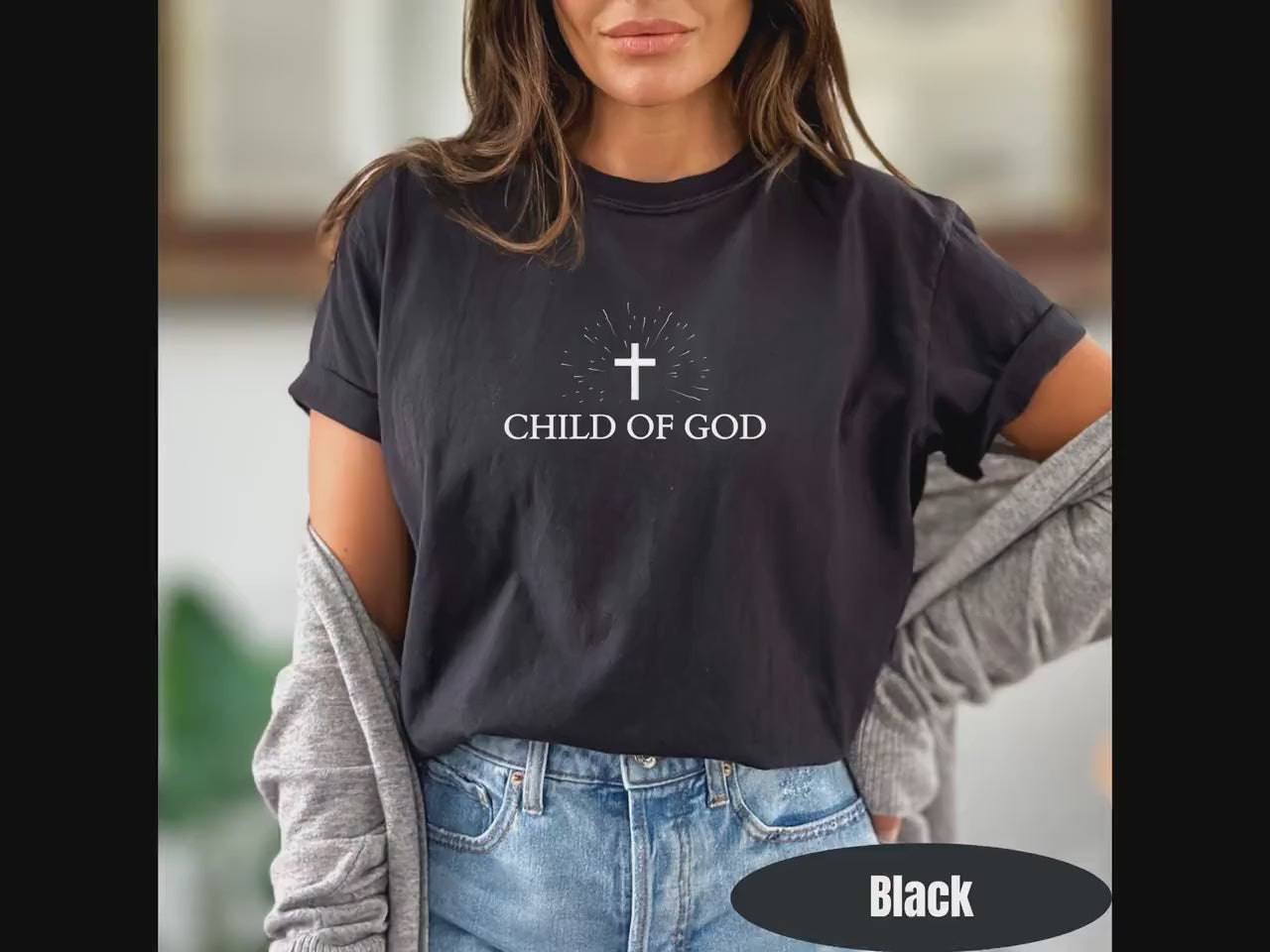 Child of God Shirt: Comfort Colors Christian Unisex Tee