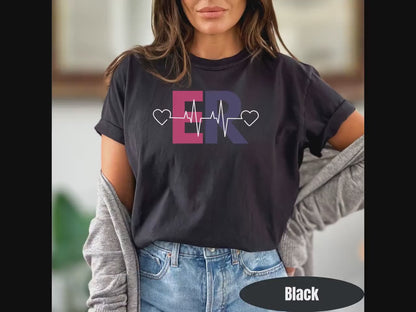 Emergency Department Valentines Day Shirt Comfort Colors ER Valentines Day Tee ER Ed Nurse Rn Tech Vday Emergency Medicine Cupids Favorite
