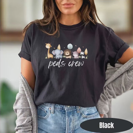 Pediatric Nurse Shirt Comfort Colors Peds Nurse T-Shirt Picu Nurse Shirt Pediatrics Tee Gifts For Nurses Team Shirt Pediatric Nurse Crew