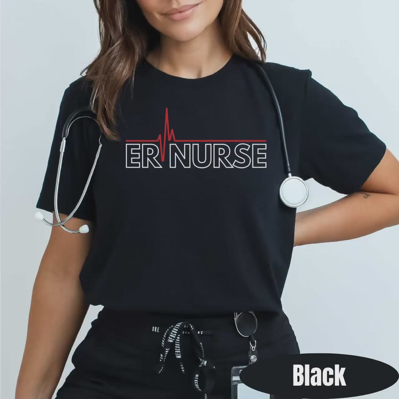 Emergency Nurse Shirt ER Nurse T Shirt ED Nurse Emergency Medicine ED Rn Registered Nurse Emergency Room Er Tech T Shirt Er Nurse Gift