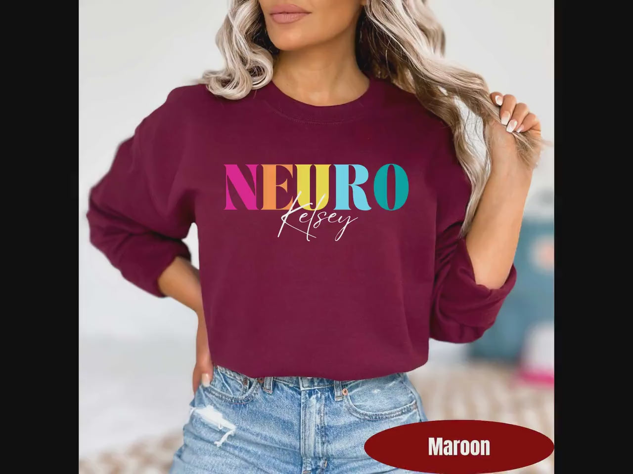 Personalized Neuro Sweatshirt | Custom Neurology Pullover | Neuro Nurse Sweater